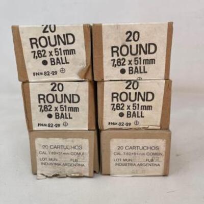 #8520 • Approx 113 Rounds Of 7.62x51mm Ball
