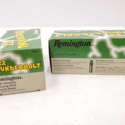 #946 â€¢ Approx 1000 Rounds Of Remington 22 Thunderbolt High Velocity 22 Long Rifle Round Nose