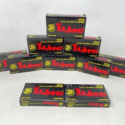 #8484 • 200 Rounds Of TULAMMO .223 REM 55 GR. FMJ