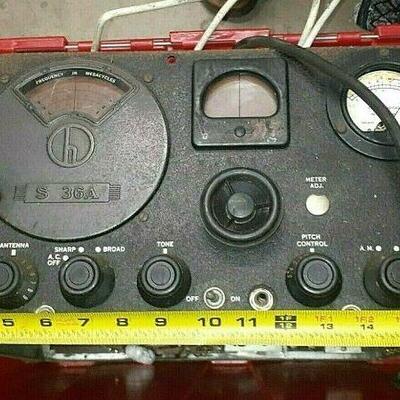https://www.ebay.com/itm/114918127622	LP8016 The Hallicrafters Co. Ultra High Frequency Comms Receiver S36A NOT TESTED
