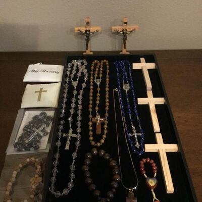 Rosaries,  Crosses, Crucifix