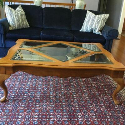 Thomasville Coffee Table. Measures 50in x 20in x 17.5in tall