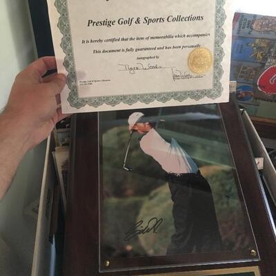 Early Tiger Woods Autograph With COA