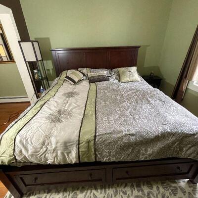 Basset King Size Bed Frame with Headboard 