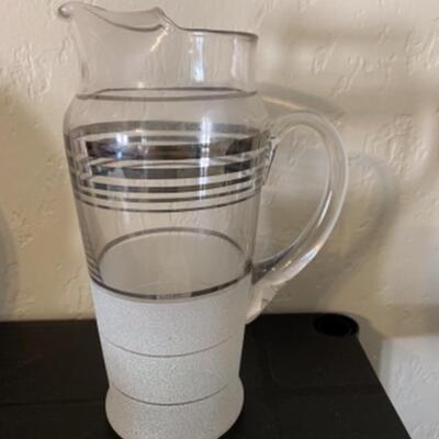 1937 Pitcher with Sterling SilverRings