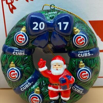 Danbury Mint Chicago Cubs Ornaments Lot Of 5 2016- 2020 - $100 (Owner Firm)