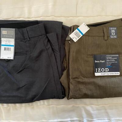 Izod & Joseph Abbound New Dress pants Sizes 36x32 - $25