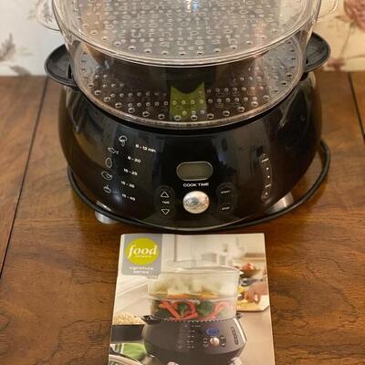 Food Network 7-Quart Food Steamer & George Foreman GRP4 Grilling Machine - $35