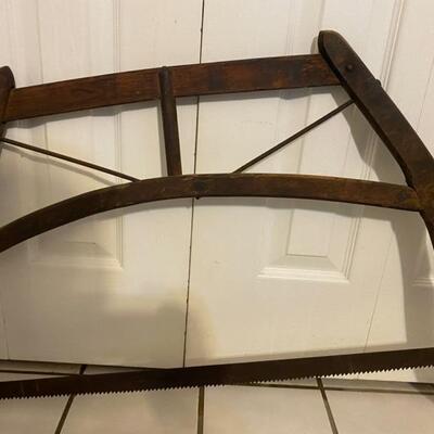 Vintage Bow Saw & Vintage Hand Drill - $35