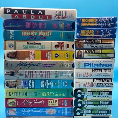 23PC Workout VHS Tapes - $35
