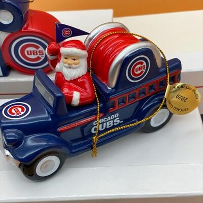 Danbury Mint Chicago Cubs Ornaments Lot Of 5 2016- 2020 - $100 (Owner Firm)