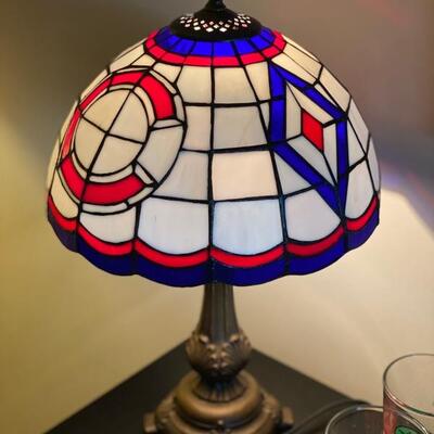 Chicago Cubs Tiffany Style Lamp by The Memory Company - $90