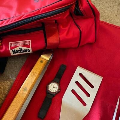 Marlboro 4PC Set BBQ & Coolers & Watch - $30
