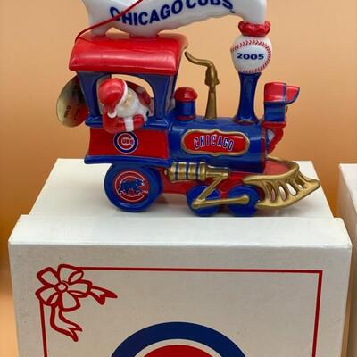 Danbury Mint Chicago Cubs Ornaments Lot Of 5 2005-2010 - $100 (Owner Firm)