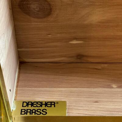 Dresher Brass Cedar Lined Chest - 16