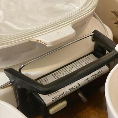 Corning Ware Electric Skillet P-12-ES W/4 Dishes & 2 Lids - $45