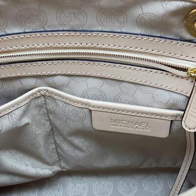 Michael Kors Jet Set Metallic Mirror Rose Gold Tote Bag - $50