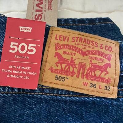 2PC Dress Pants Black Used & Levi Strauss Jeans New Sizes 36x32 - $30