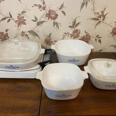 Corning Ware Electric Skillet P-12-ES W/4 Dishes & 2 Lids - $45