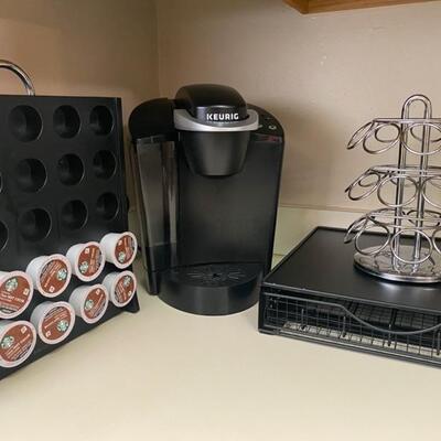 4PC Keurig Coffee Machine K40 & Pod Holders - $40