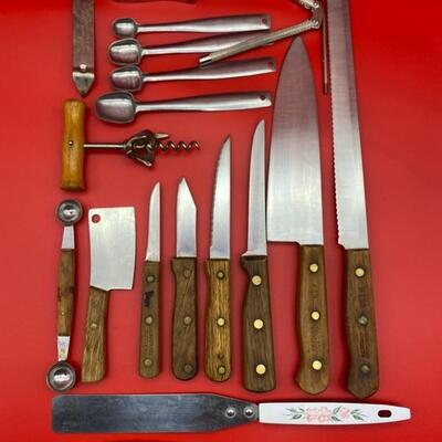 20PC Vintage Kitchen Tools & Utensils - $40