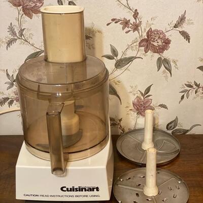 Vintage Cuisinart Food Processor & Nutribullet Set - $40