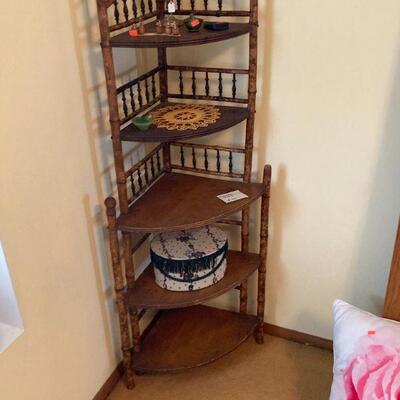 bamboo corner shelf

