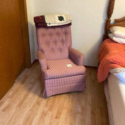 comfy striped chair