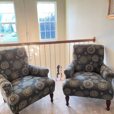 $300 for Pair of upholstered arm chairs (2)