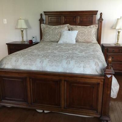 $2,500 -- BEDROOM SET #1 including Queen Size Bed, 2 Nightstands, Dresser and Armoire / Wardrobe