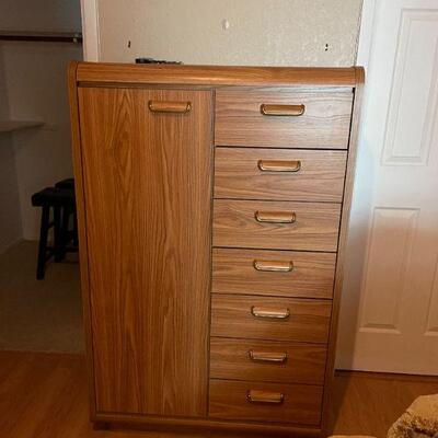Tall wood dresser drawer