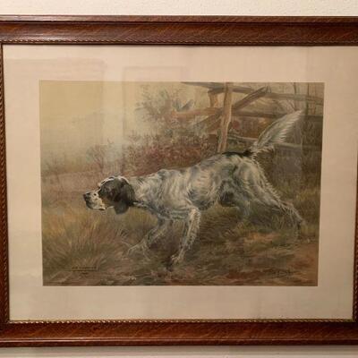 1899 Dupont Lithograph, signed