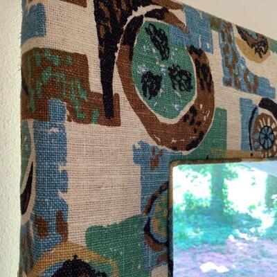 Mid century window dressings. 3 windows.