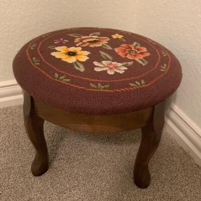 Needlepoint Stool