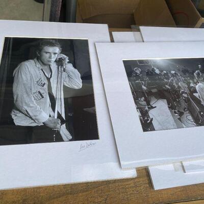Johnny Rotten and Sex Pistols rock photographs by Ian Dickson (signed by photographer)