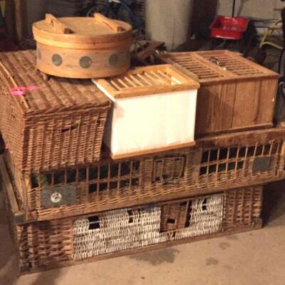 Vintage Pigeon Cages - Think of the Possibilities