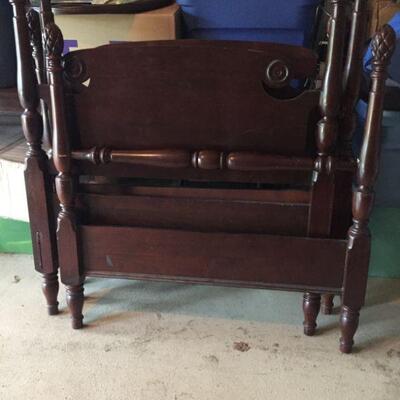 Two Sets of Twin Headboards & Frames Solid Wood - Excellent Shape