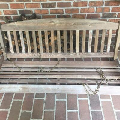 Wood Swing Ready to Hang