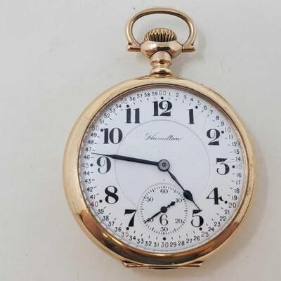 1416 
: Hamilton Pocket Watch 