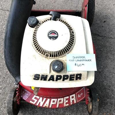 Vintage Snapper Lawnmower 