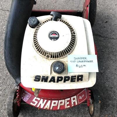 Vintage Snapper Lawnmower