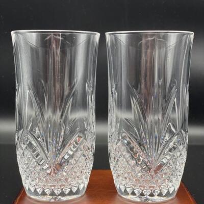Crystal Highball Tumblers & Crystal Bowl