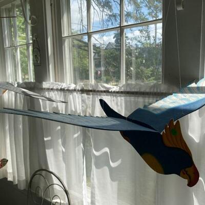 Wooden Mobile Birds