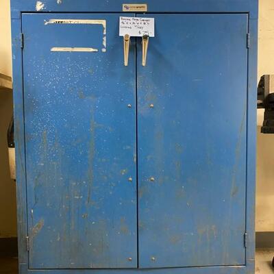 Rolling Metal Cabinet W/Locking Key