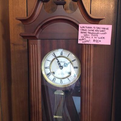 Waltham 31 Day Strike Wall Clock