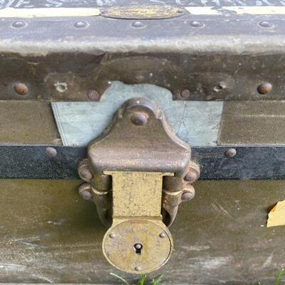 Vintage WW2 - Korean War Era Army Footlocker