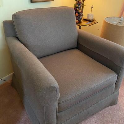 Pair Of Upholstered Club Chairs - $75 Each