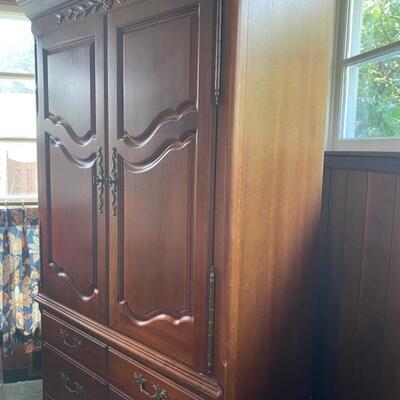 Vintage Entertainment Unit - 80"H x 40"W x 22.5"D - $100
