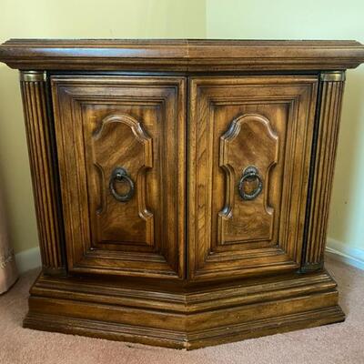 Vintage Pair of Side Tables - 26"H x 32"W x 17"D - Please Call For More Details
