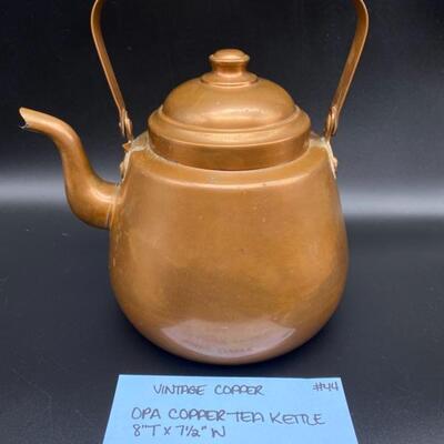 DPA Copper Tea Kettle